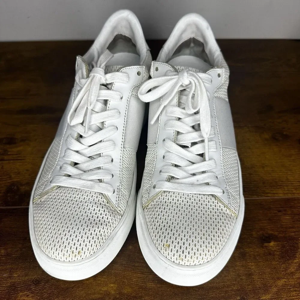 M Gemi Sneakers Size 37 Womens 6.5 White Leather Lifestyle Designer Italy Shoes